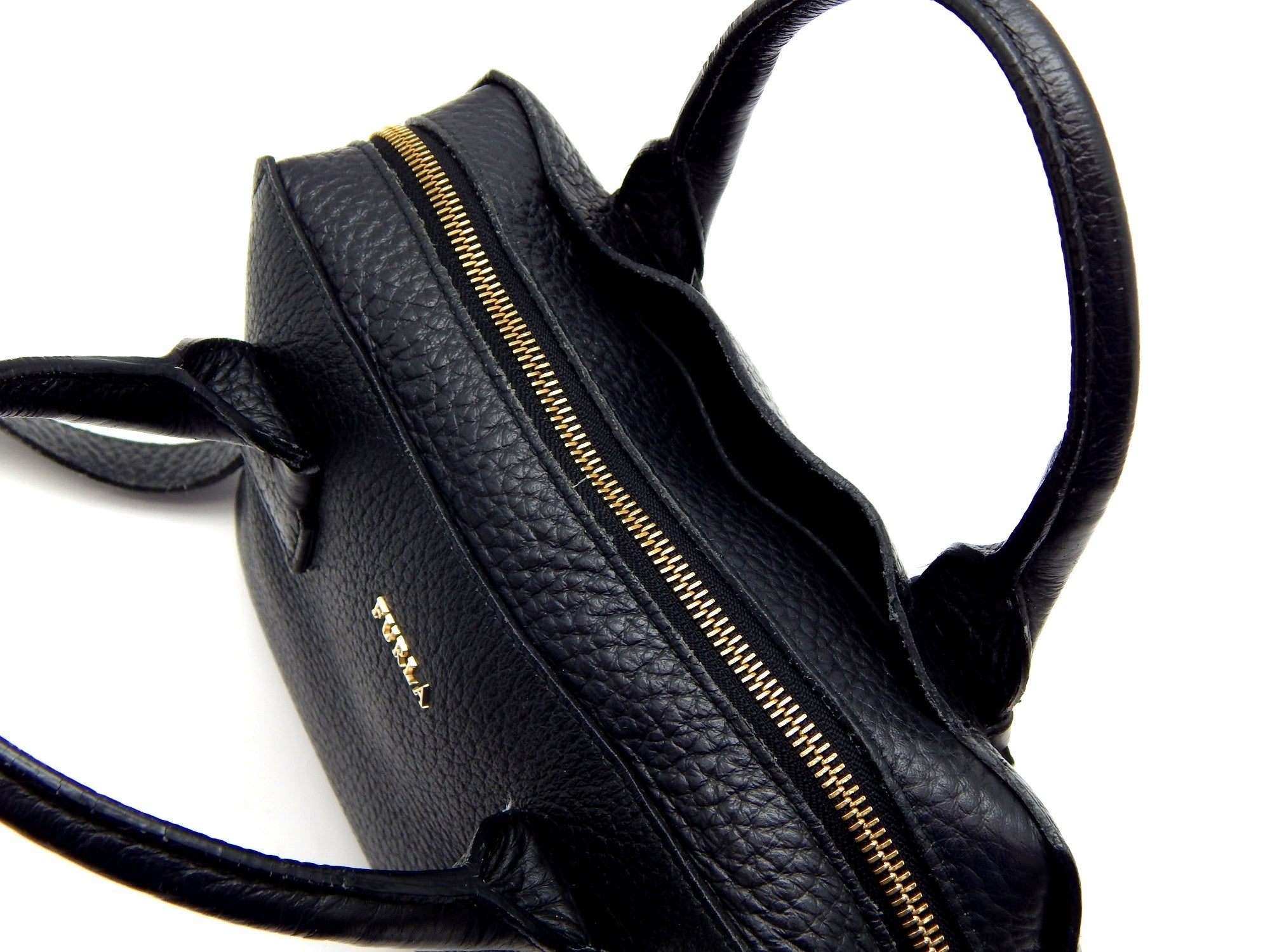 フルラ(FURLA) カプリッチョ サッチェルバッグ ブラック - 安心保証・業界最安値の販売 福助